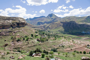 Fototapeta na wymiar Lesotho: The Mountain Kingdom in Africa