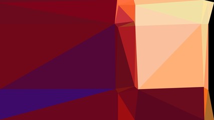 geometric triangle abstract background with dark pink, burly wood and firebrick colors for poster, cards, wallpaper or backdrop texture