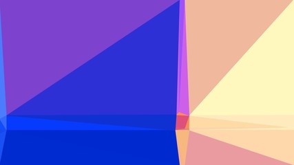 skin, strong blue and moderate violet color background with triangles. triangles style of different size and shape. simple geometric background for poster, cards, wallpaper or texture