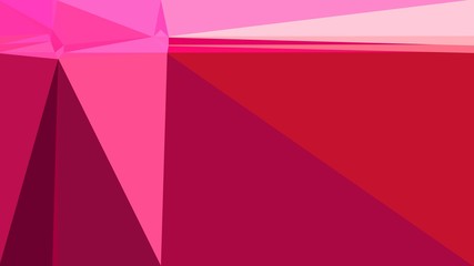 firebrick, pastel magenta and hot pink colored contemporary art. simple geometric shape background for poster, banner, wallpaper or texture
