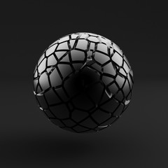 Abstract form. 3d illustration, 3d rendering.