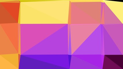 minimalistic triangle geometric background with medium orchid, khaki and indigo colors for poster, cards, wallpaper or background texture