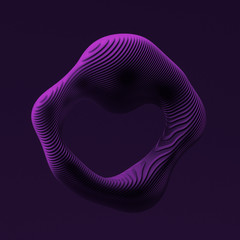 Abstract black purple background. 3d illustration, 3d rendering.