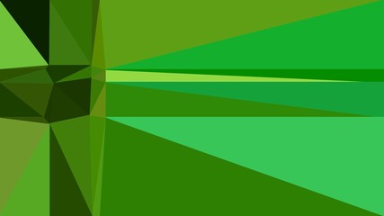 forest green, very dark green and medium sea green colored contemporary art. simple geometric shape background for poster, banner, wallpaper or texture