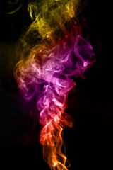 Obraz premium abstract multicolored smoke