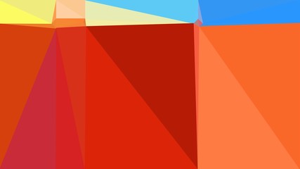 retro style triangle illustration. coffee, sky blue and firebrick colors. for poster, cards, wallpaper design or backdrop texture