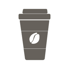 Coffee to go. Flat icon