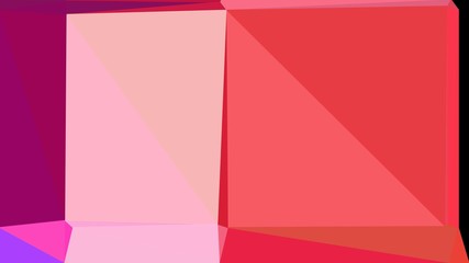 geometric moderate red, tomato and light pink color background. for creative poster, cards, wallpaper or texture design