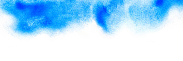 Blue watercolor background.Art design. Texture paper.