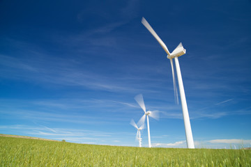 Fototapeta premium Wind energy concept