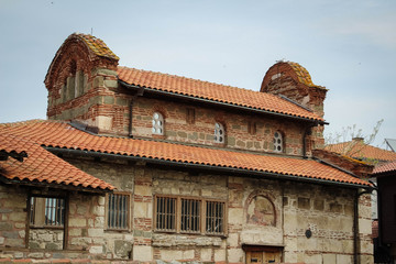 Fototapeta na wymiar old architecture in Nessebar, Bulgaria
