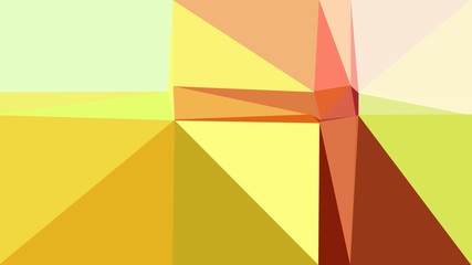 pastel orange, golden rod and light golden rod yellow multicolor background art. simple geometric shape background for poster, banner design, wallpaper or texture