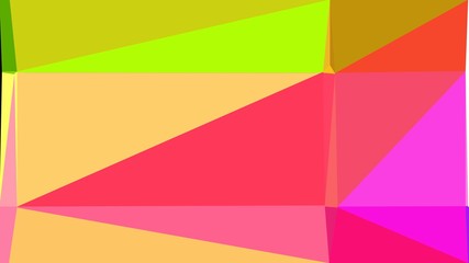 triangle background with pastel orange, tomato and neon fuchsia colors. backdrop style composition for poster, cards, wallpaper or texture element