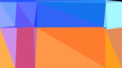 Obraz premium royal blue, coral and light steel blue colored contemporary art. simple geometric shape background for poster, banner, wallpaper or texture