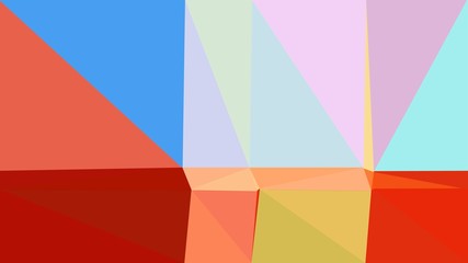 Obraz premium geometric triangles style in light gray, strong red and coral color. abstract triangles composition. for poster, cards, wallpaper or texture