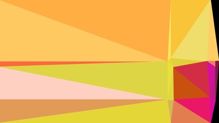 pastel orange, crimson and peach puff multi color background art. abstract triangle style composition for poster, cards, wallpaper or texture