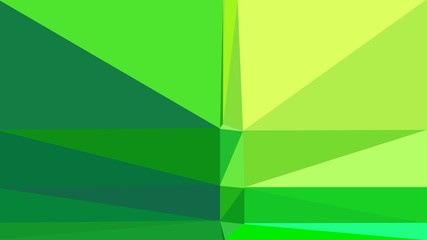 green yellow, forest green and lime green color geometric triangle background. simple illustration trendy abstract for poster design, cards, wallpaper or texture