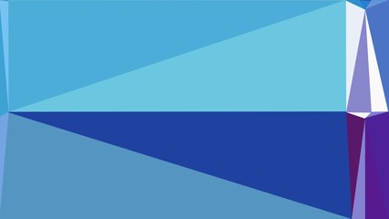 Fototapeta premium triangle background with corn flower blue, dark slate blue and white smoke colors. backdrop style composition for poster, cards, wallpaper or texture element