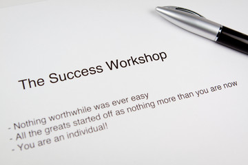 Obraz premium Leadership Business Success Workshop
