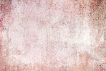 Old red metallic wall background or texture