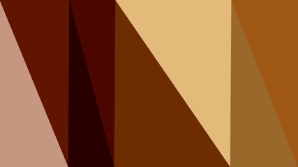 triangle background abstract with brown, burly wood and very dark red colors. backdrop style for poster element, cards, wallpaper or texture