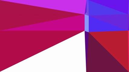 firebrick, blue violet and dark pink multicolor background art. simple geometric shape background for poster, banner design, wallpaper or texture