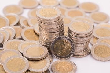 euro coins