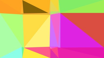 minimalistic triangle geometric background with moderate pink, medium orchid and khaki colors for poster, cards, wallpaper or background texture