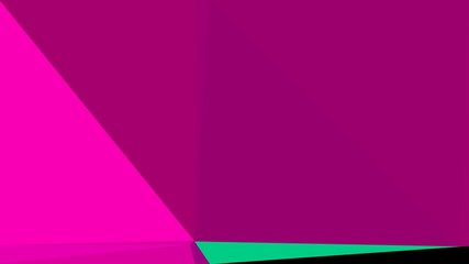 purple, deep pink and teal green colored contemporary art. simple geometric shape background for poster, banner, wallpaper or texture
