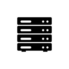 Server&nbsp;vector icon. This icon use for admin panels, website, interfaces, mobile apps