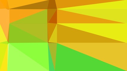 golden rod, moderate green and green yellow color geometric triangle background. simple illustration trendy abstract for poster design, cards, wallpaper or texture