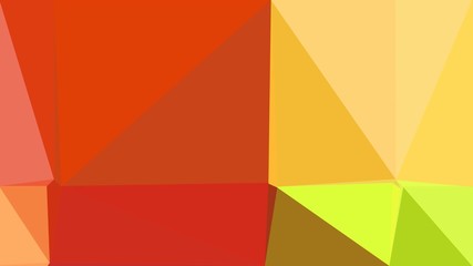 abstract geometric background with triangles and pastel orange, orange red and sandy brown colors. for poster, banner, wallpaper or texture