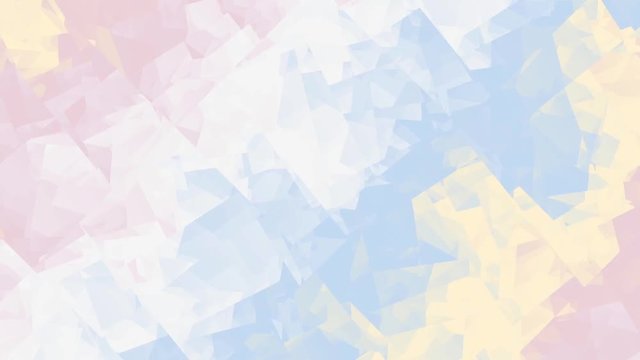 Moving geometric shapes. Transforming   footage.