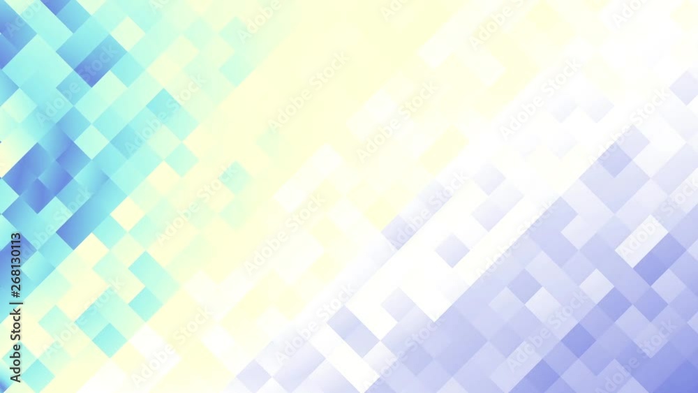Poster moving geometric shapes. transforming squares. looping footage.