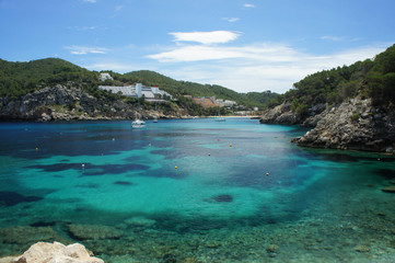 Landscapes of Ibiza. St. Miguel Bay.