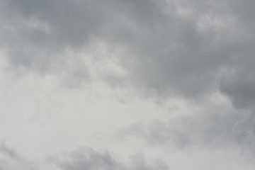 cloudy grey sky