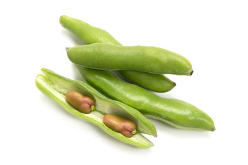 ピンクのそら豆