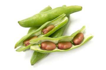 ピンクのそら豆