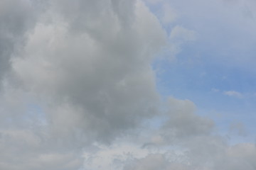 Obraz premium cloudy grey sky