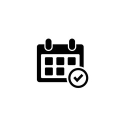 Calendar vector icon for web