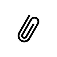 paperclip icon vector for web