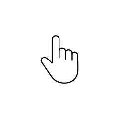 Hand cursor icon vector