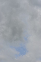 cloudy grey sky