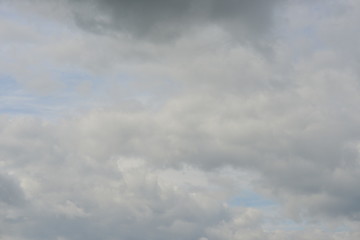 cloudy grey sky
