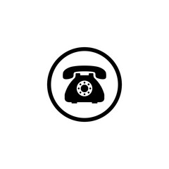 Telephone icon set vector. Phone set icon