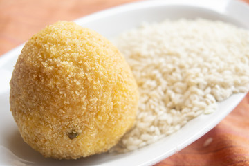 sicilian fried rice arancino
