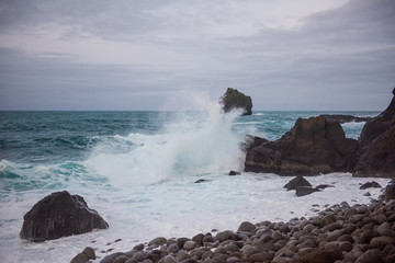 Fototapeta premium Klippe Valahnúkur, Island