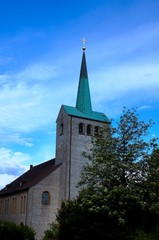 Fototapeta na wymiar jöllenbeck, bielefeld, kirche bielefeld, church bielefeld, bielefeld church, old church, old church Bielefeld