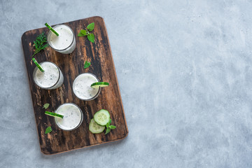 Ayran, homemade yogurt drink