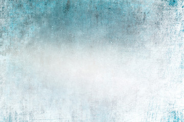Obraz premium Old blue grungy wall background or texture